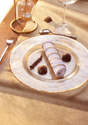chemin de table brillant