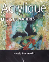DVD Acrylique " effets de mati�res  " vol 4 - DVD technique de peinture Acrylique - ART'PALETTE