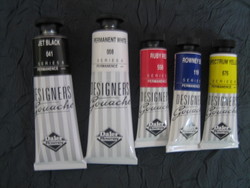 tubes gouache 15ml et 38ml