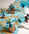 chemin de table turquoise