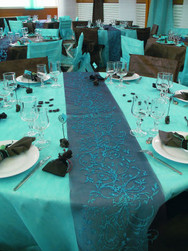 chemin de table organza orient - nappes , surnappes, chemin table, et  serviettes - Loc'Vaisselle