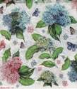 Papier de riz Japonais Th�me Lilas et Papillons DFT114