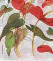 Papier de riz Japonais Th�me Antharium DFT139