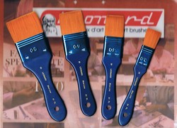 Pinceaux Plats Spalter L�onard Blue Line - Pinceaux, couteaux � peindre et accessoires - ART'PALETTE