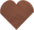 serviette coeur chocolat