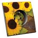 Prise �lectronique d�cor�e Tournesol
