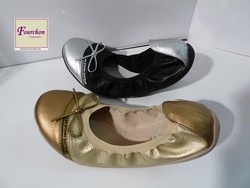 BALLERINES LES PETITES BOMBES CAPRICE ARGENT-BLANC