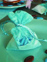 Sachet  organza flock� � drag�es