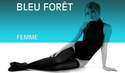 Chaussettes Bleu FORET femmes rayures