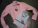 Chemises Pression LAGERFELD Ciel / Rose