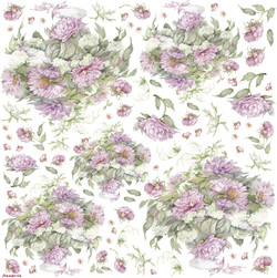 Paier de riz Japonais Th�me Vases Pivoines DFT144 - Papier de riz Japonais - ART'PALETTE