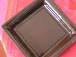 assiette carree 235chocolat