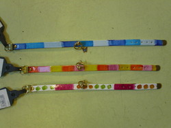 Collier cuir bicolore 