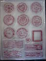 KIT TIMBRES pour SCRAPBOOKING