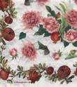 Papier de riz Japonais Th�me Roses et Grenades DFT047