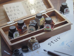 Coffret bois Calligraphie "Winsor &amp; Newton" - Notre s�lection id�es cadeaux au meilleur prix ! - ART'PALETTE