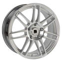 Jeu 4 jantes alu TARGA SPEEDWAY HYPER SILVER  7 x 17 pouces