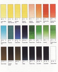 nuancier couleurs n� 1