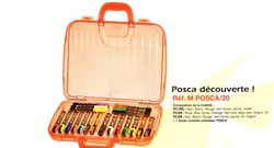 Mallette feutres marqueurs POSCA - Notre s�lection id�es cadeaux au meilleur prix ! - ART'PALETTE