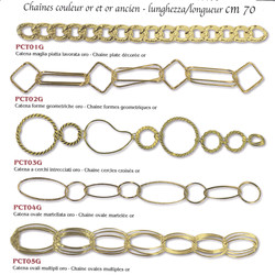 chaines � sautoir couleur or et or ancien