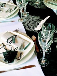 Chemin de table satin et velours  imperial - nappes , surnappes, chemin table, et  serviettes - Loc'Vaisselle
