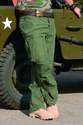 PANTALON PILOTE KAKI