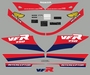 DECO / AUTOCOLLANTS DECALS STRIPES & EMBLEMS - AUTOCOLLANTS POUR HONDA - MOTO KRISTEN