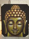 TOILE BOUDDHA SUR SABLE - DECORATION MURALE - AFRI - K - DO