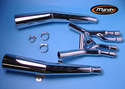 Pots d'�chappement pour Honda 750cc 4 cylindres en ligne -  POTS D'ECHAPPEMENT HONDA - MOTO KRISTEN