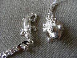 PORTE CLES CROCODILE  et GRENOUILLE
