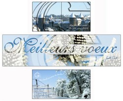 CREATION CARTE DE VOEUX - TRAVAUX GRAPHIQUES - KREA STYL'