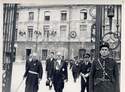 Dijon 1948. Le pr�sident Vincent Auriol et le chanoine Kir.