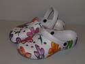Sabot � fleur blanc