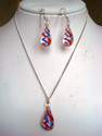 Parure "Murano" patriote