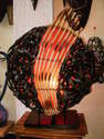 lampes rotin tissus - LAMPES - AFRI - K - DO