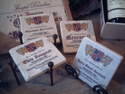 Sous verres en marbre