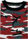 T-SHIRT CAMOUFLAGE  RED CAMO