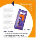 Alimentation chiens-Brit Adult