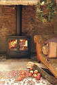 Charnwood Island III noir - Les Po�les � bois - CHEMINEES VARET