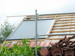 Installation de capteurs solaire