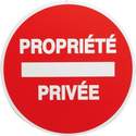 Panneau propriété privée