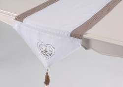 Chemin de Table "Mon petit coeur" - Textile Table - MISE EN SCENE