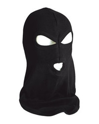 CAGOULE 3 trous COTON NOIR