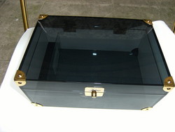 COFFRET CIGARES EN ALTU GLASS FUME - ARTICLES FUMEURS CIGARES - LE SULTAN