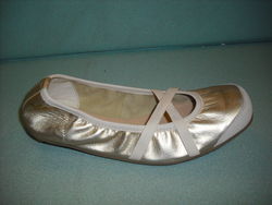 ballerines HIRICA platine/beige - Femmes - CHAUSSURES PACAUT