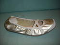 ballerines HIRICA platine/beige