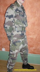 VESTE F2 CAMOUFLAGE MILITAIRE