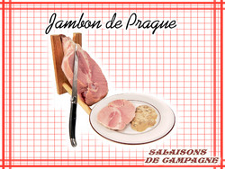 Jambon de Prague cuit � l'os - La Bretagne - SALAISONS DE CAMPAGNE