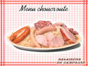 Menu Choucroute compl�te