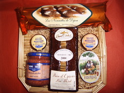 PANIERS GOURMANDS ET PANIERS DEGUSTATIONS - PANIERS GOURMANDS - EPICERIE FINE CALISA:  vente  th� .caf�. sp�cialit�s de Bourgogne